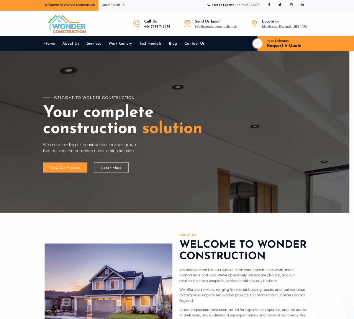 Wonder Construction