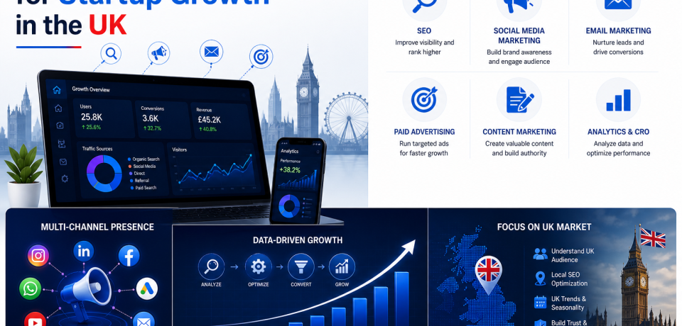 Digital Marketing Strategies for Startup Growth in the UK