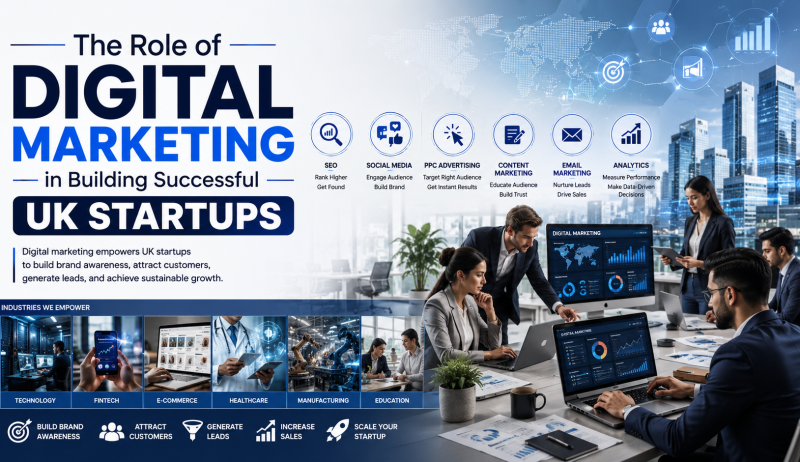 The Role of Digital Marketing in Building Successful UK Startups