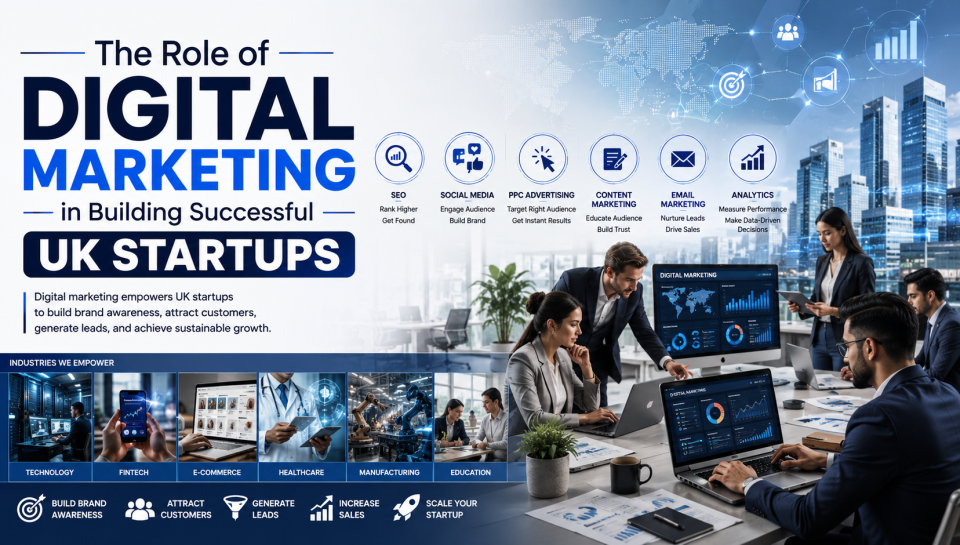 The Role of Digital Marketing in Building Successful UK Startups