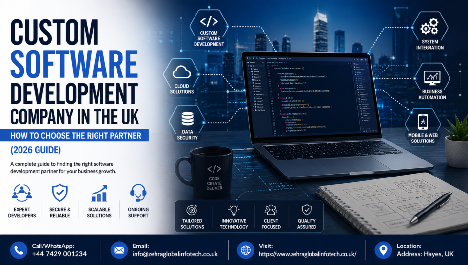 Custom Software Development Company in the UK How to Choose the Right Partner (2026 Guide)